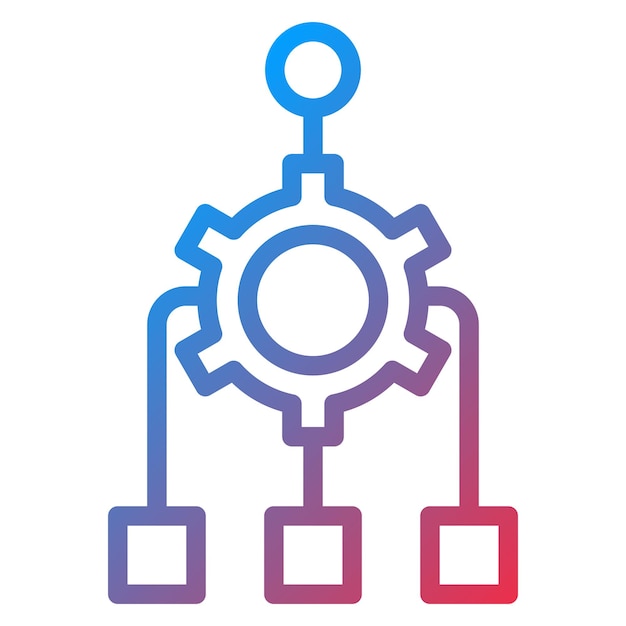 Vector Design Algorithm Icon Style
