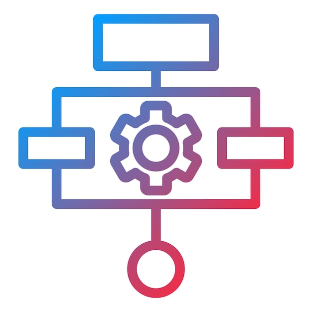 vector design algorithm icon style
