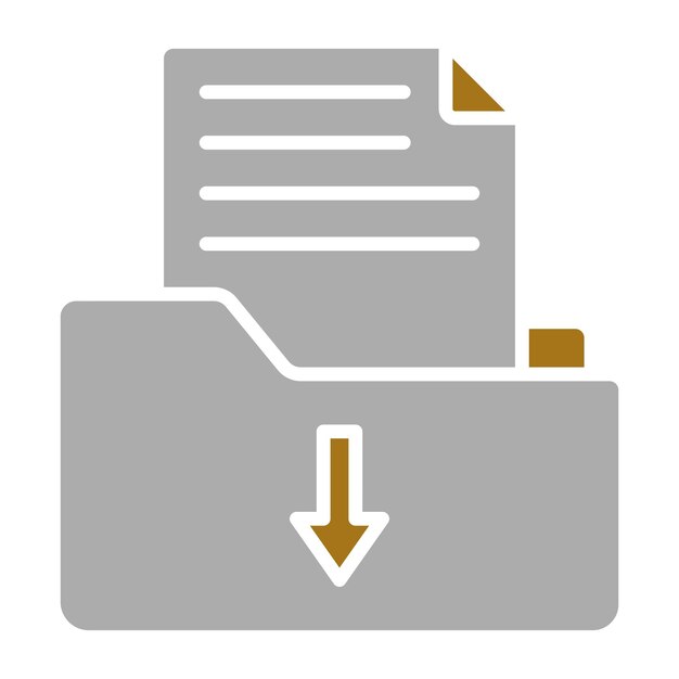 Vector Design Archive Icon Style