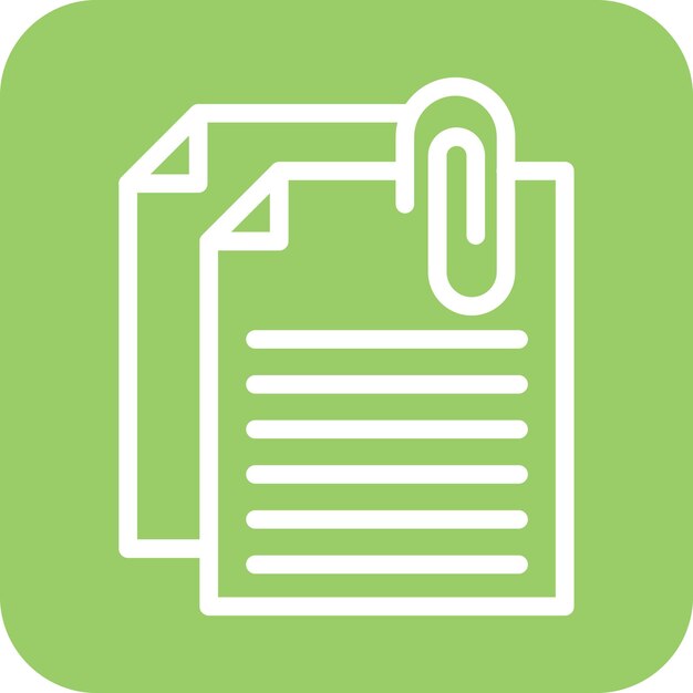 vector design attached file icon style