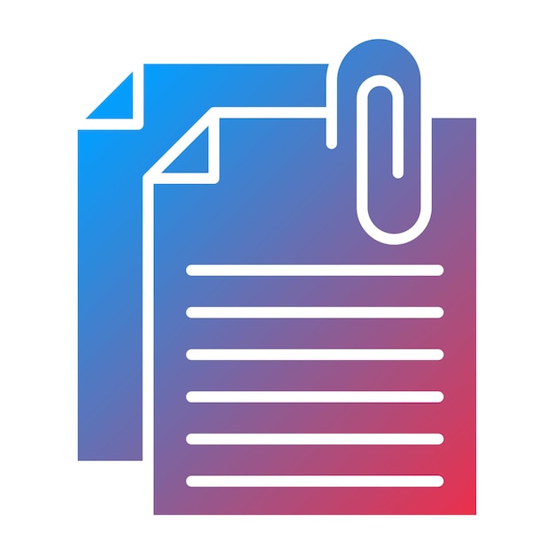 vector design attached file icon style