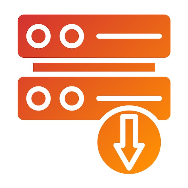Vector Design Backup Icon Style