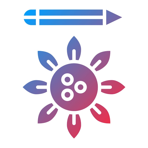 Vector Design Bio Art Icon Style
