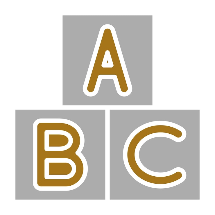Vector vector design blocks icon style