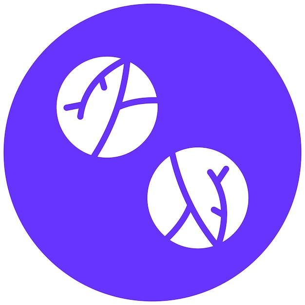 Vector Design Brussels Sprout Icon Style