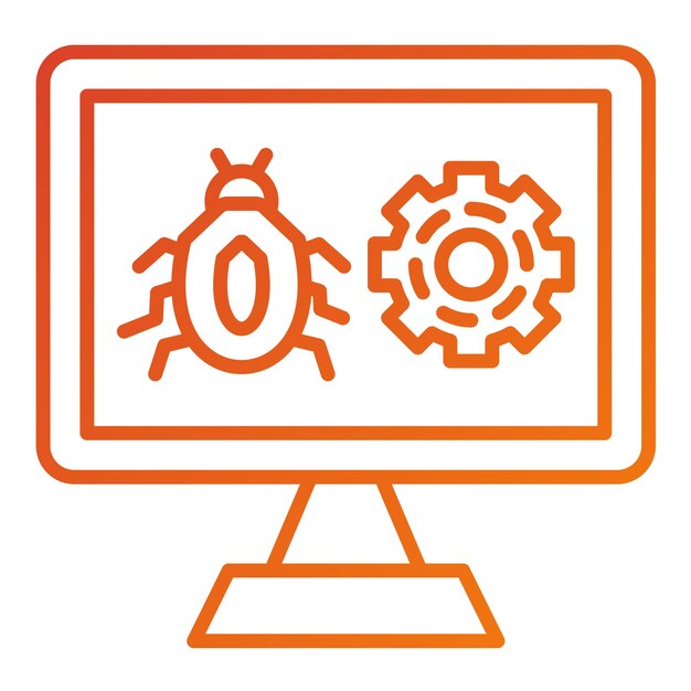 Vector Design Bug Fixes Icon Style