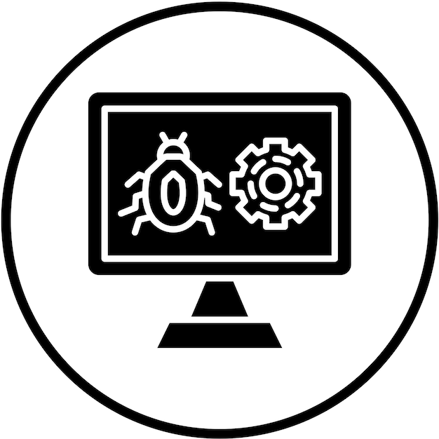 Vector Design Bug Fixes Icon Style