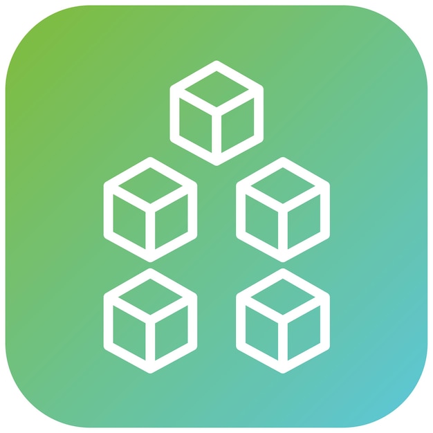 Vector Design Building Blocks Icon Style