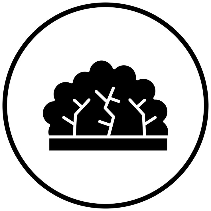 Vector vector design bush icon style