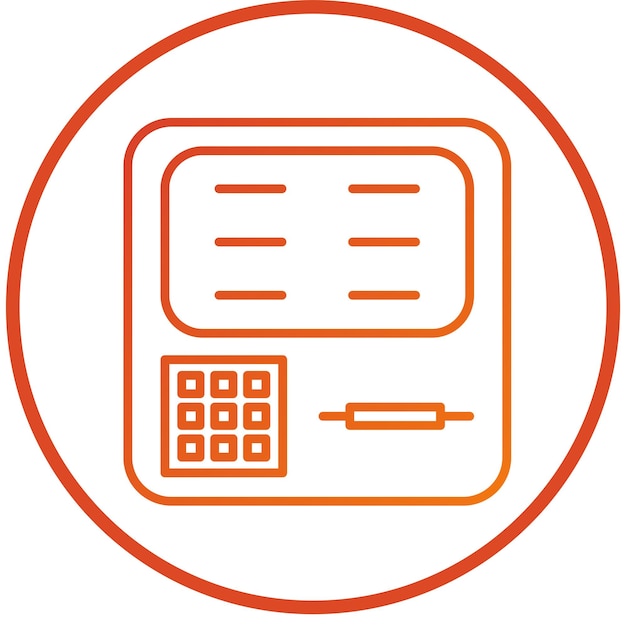 Vector Design Cash Machine Icon Style