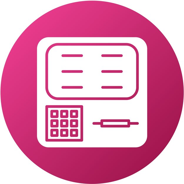 Vector Design Cash Machine Icon Style