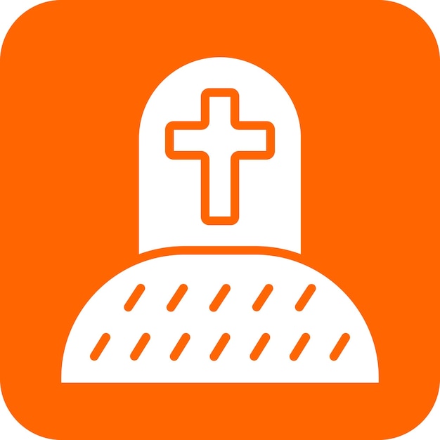 Vector Design Cementery Icon Style