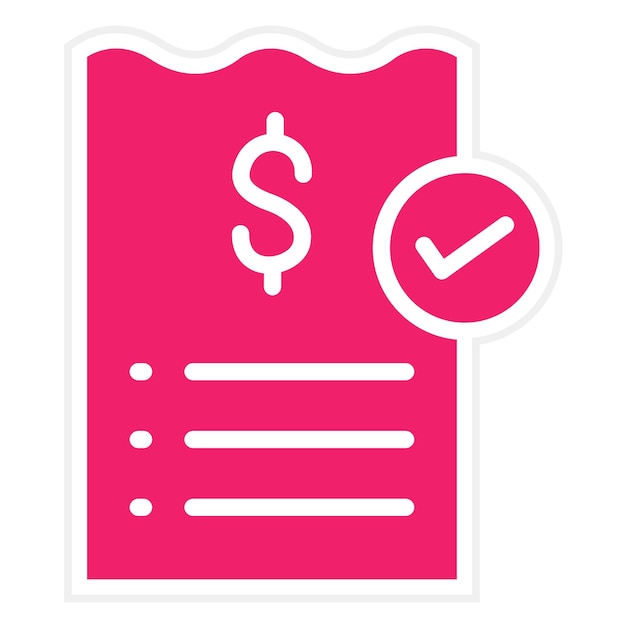 Vector Design Checkout Success Icon Style