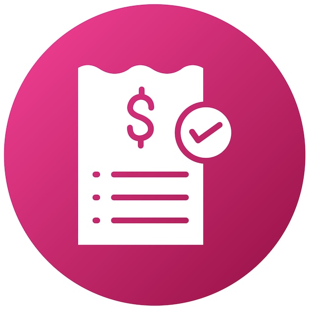 Vector Design Checkout Success Icon Style