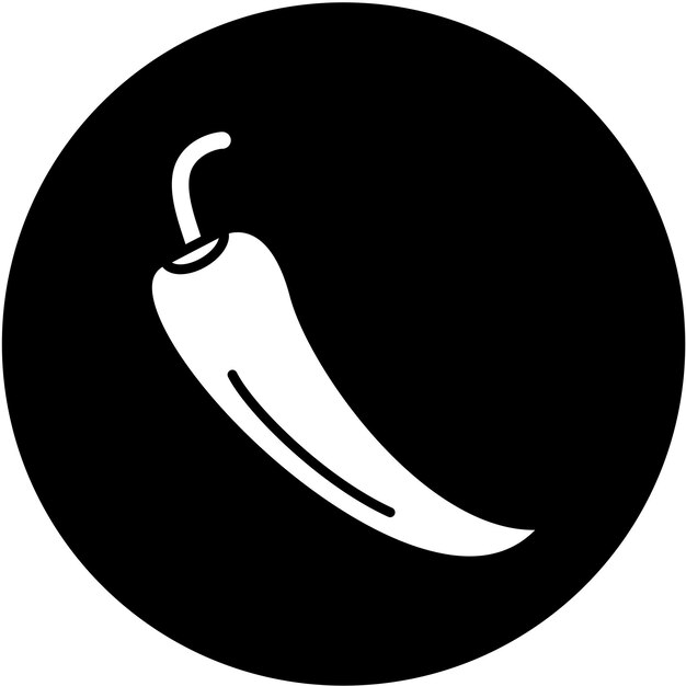Vector Design Chilli Pepper Icon Style