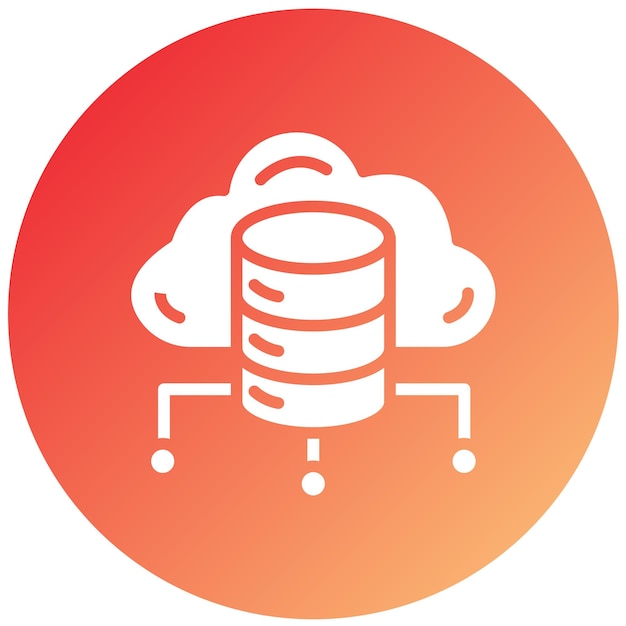 vector design cloud computing icon style