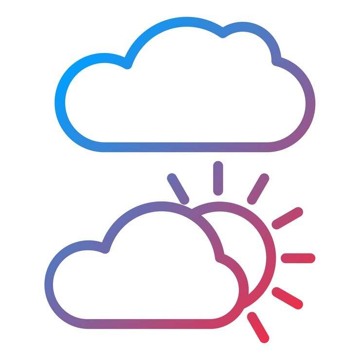 Vector vector design cloudy icon style