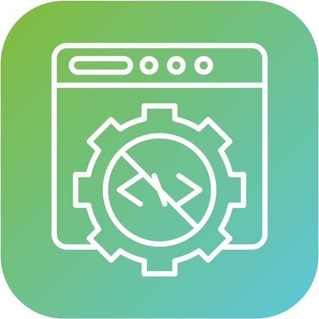 vector design code block icon style