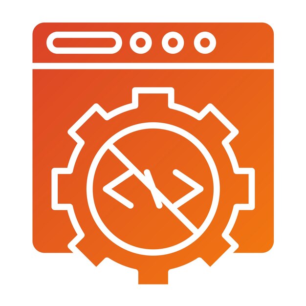 vector design code block icon style