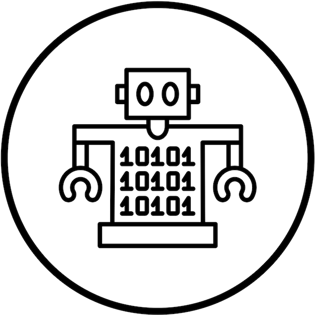 vector design coding icon style