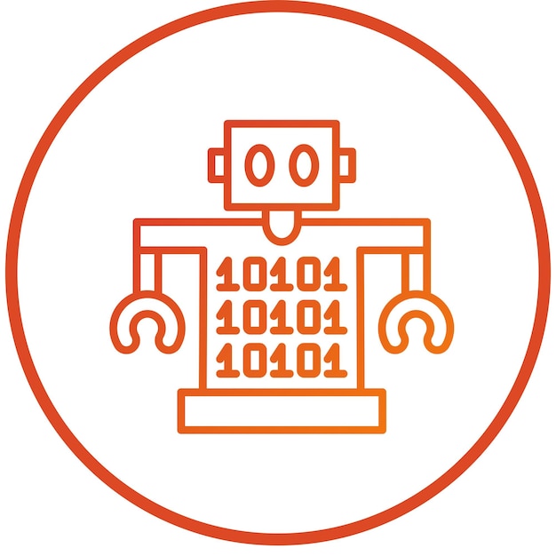vector design coding icon style
