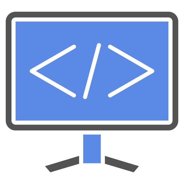 vector design coding icon style