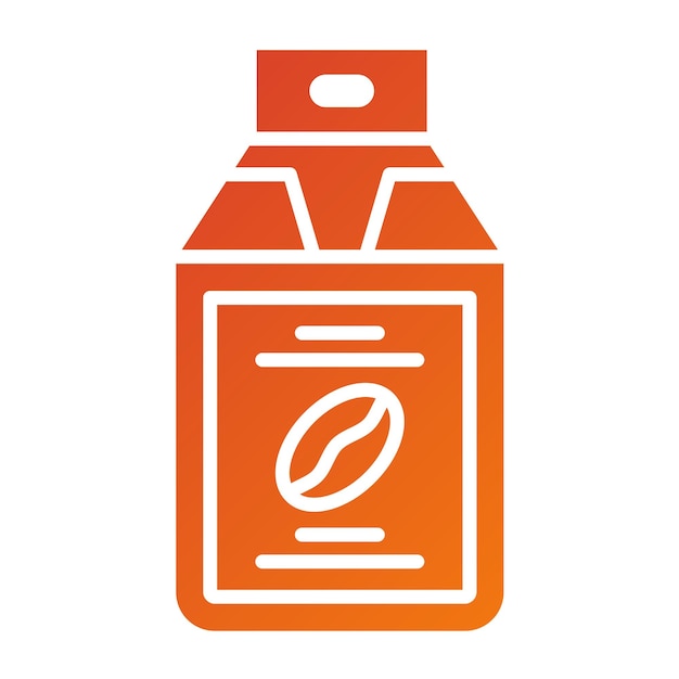 vector design coffee bag icon style