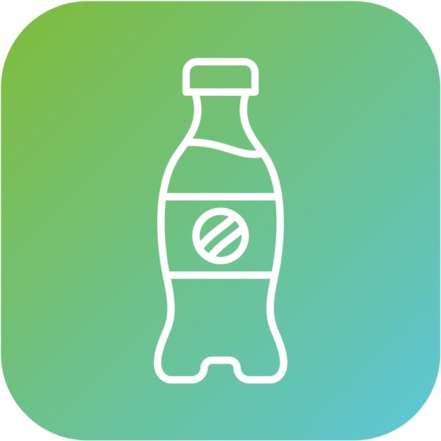 Vector Design Cola Bottle Icon Style