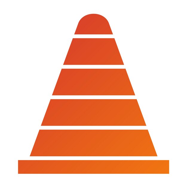 Vector Design Cone Icon Style