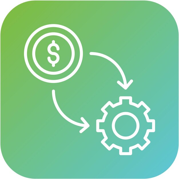 Vector Design Conversion Rate Optimizer Icon Style