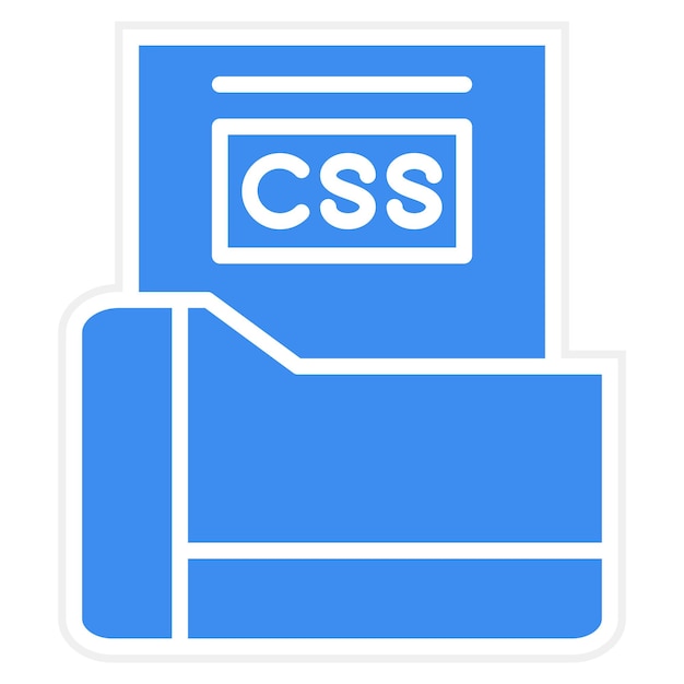 Vector Design Css File Icon Style
