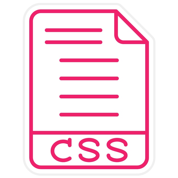 vector design css icon style