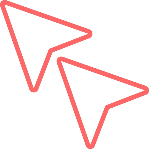 vector design cursor indicator icon style