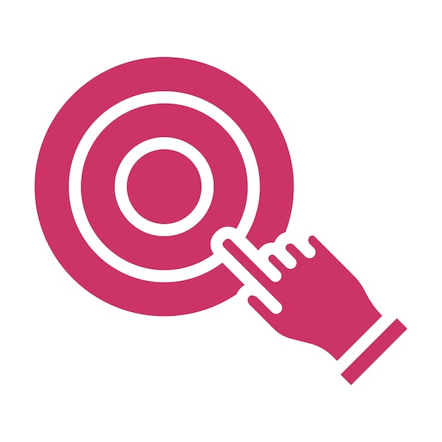 Vector Design Cursor Target Icon Style