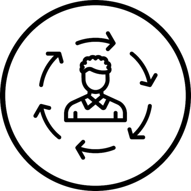 Vector Design Customer Retention Icon Style