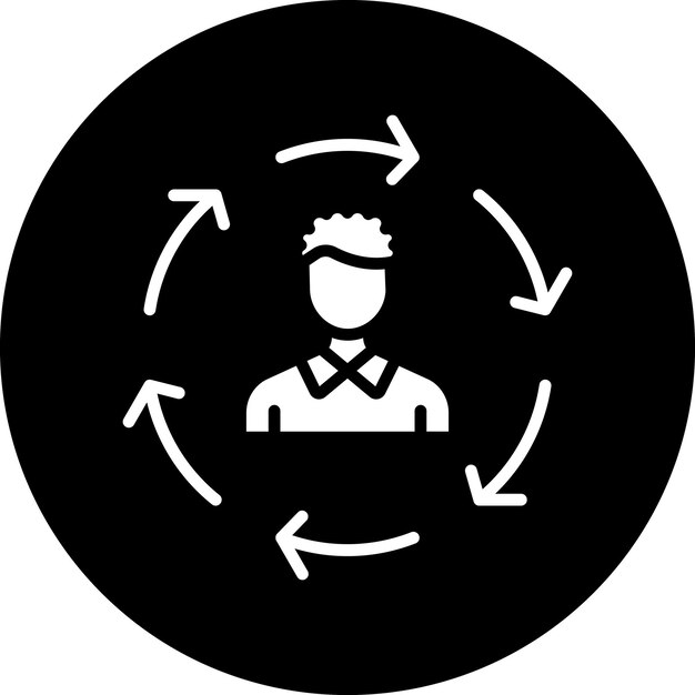 Vector Design Customer Retention Icon Style