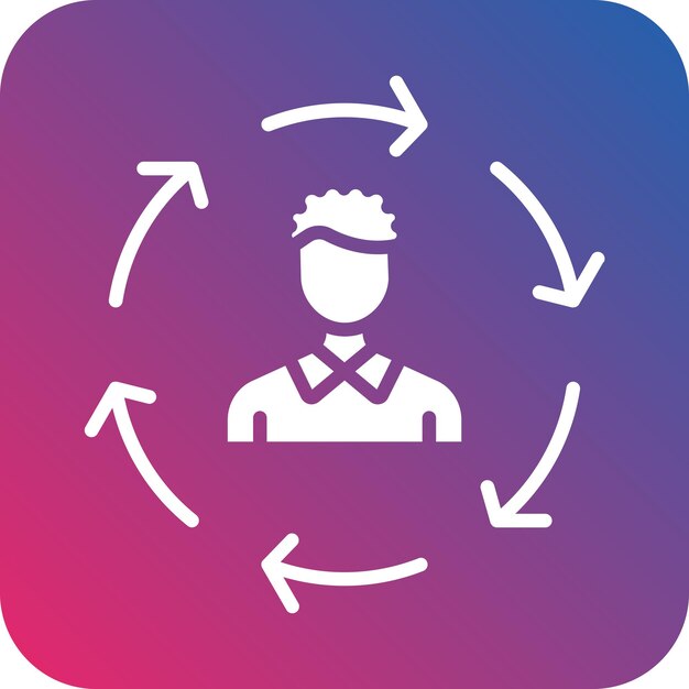 Vector Design Customer Retention Icon Style