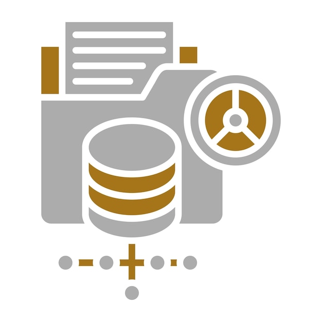 Vector Design Data Controller Icon Style