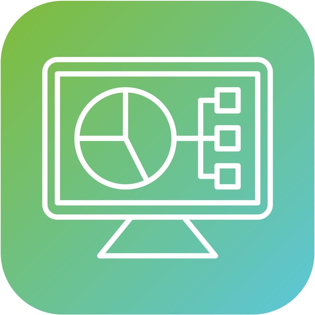 vector design data visualization icon style