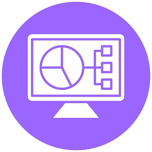 vector design data visualization icon style