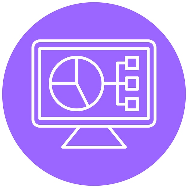 vector design data visualization icon style