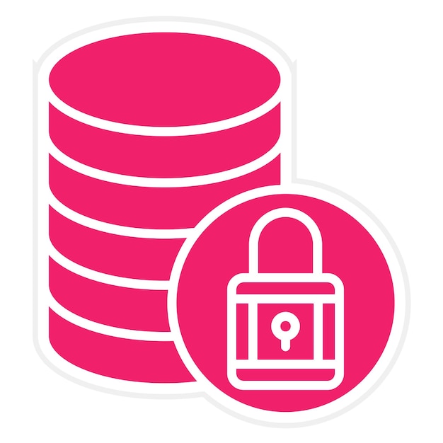 Vector Design Database Icon Style
