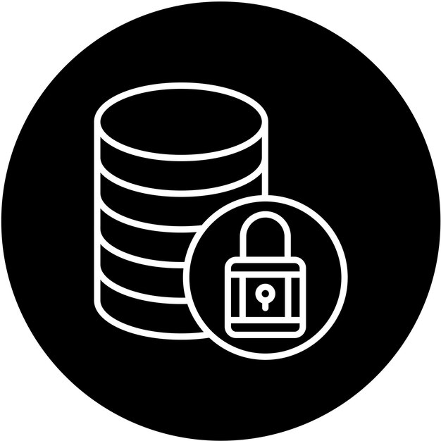 vector design database icon style