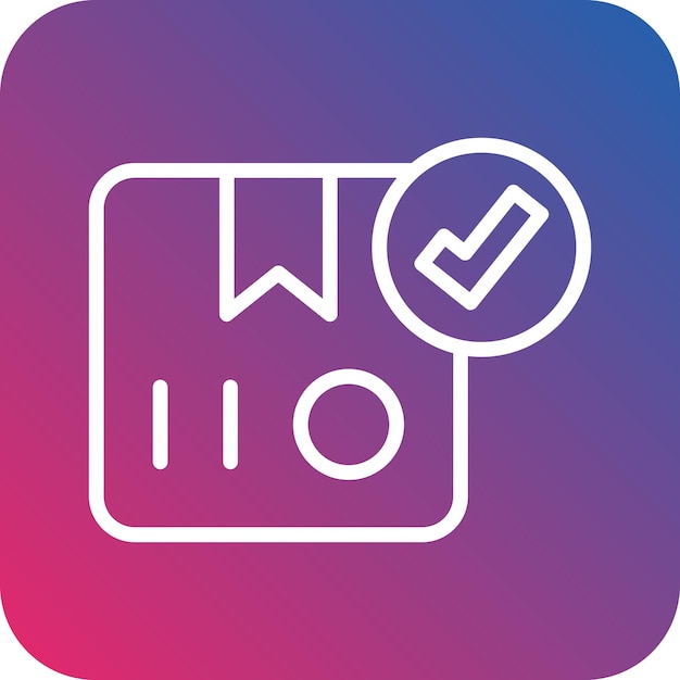 Vector Design Delivered Icon Style