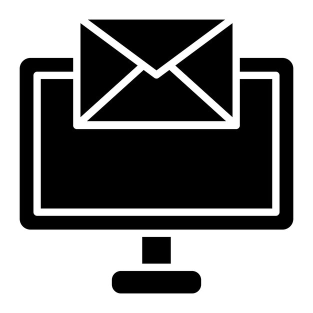 Vector Design Desktop Messaging Icon Style