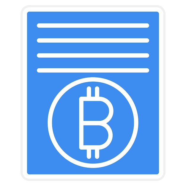 Vector Design Digital Ledger Icon Style