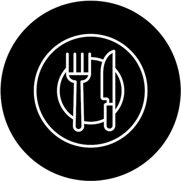 Vector Design Dinner Icon Style