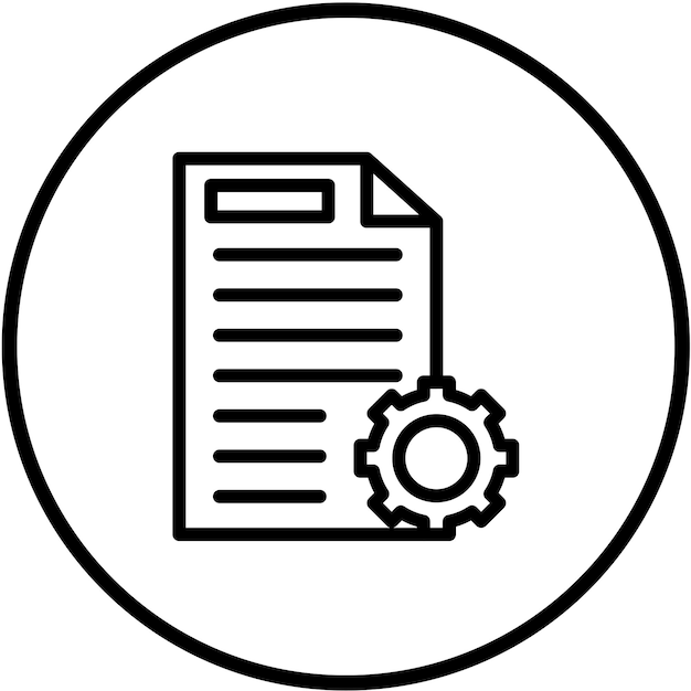 Vector Design Disclosure Icon Style