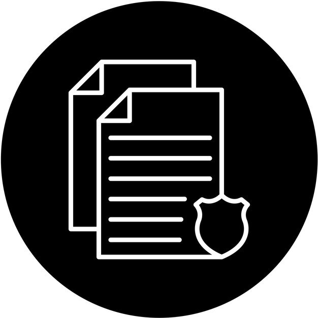 Vector Design Document Icon Style