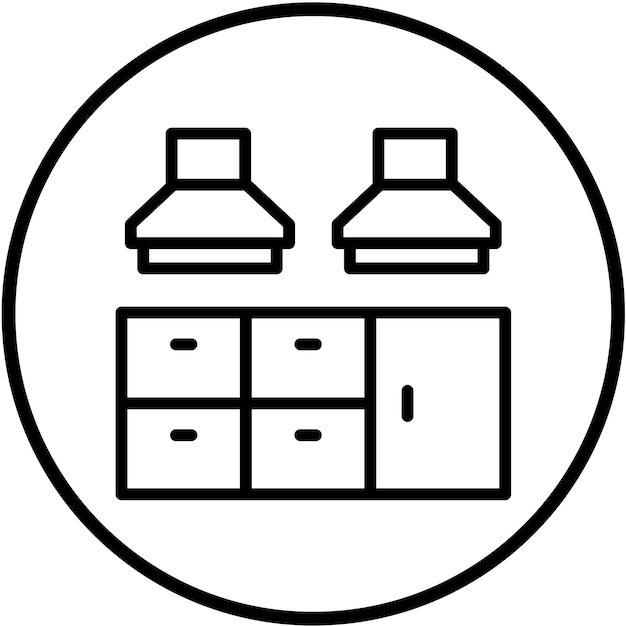 vector design downdraft range hood icon style